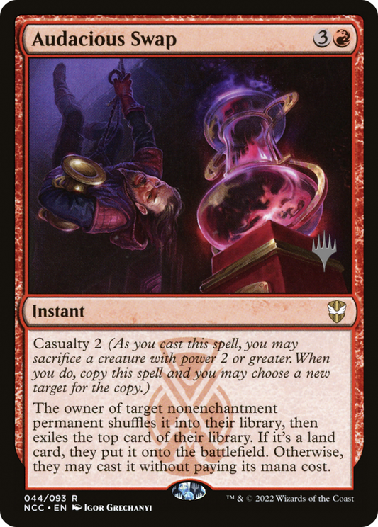 Audacious Swap (PPSNC-044) - New Capenna Commander Promos (Promo Pack) Foil