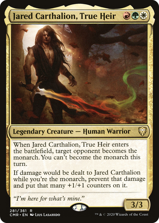 Jared Carthalion, True Heir (CMR-281) - Commander Legends