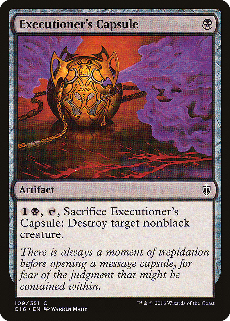 Executioner's Capsule (C16-109) - Commander 2016