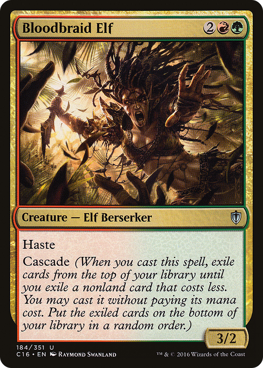 Bloodbraid Elf (C16-184) - Commander 2016