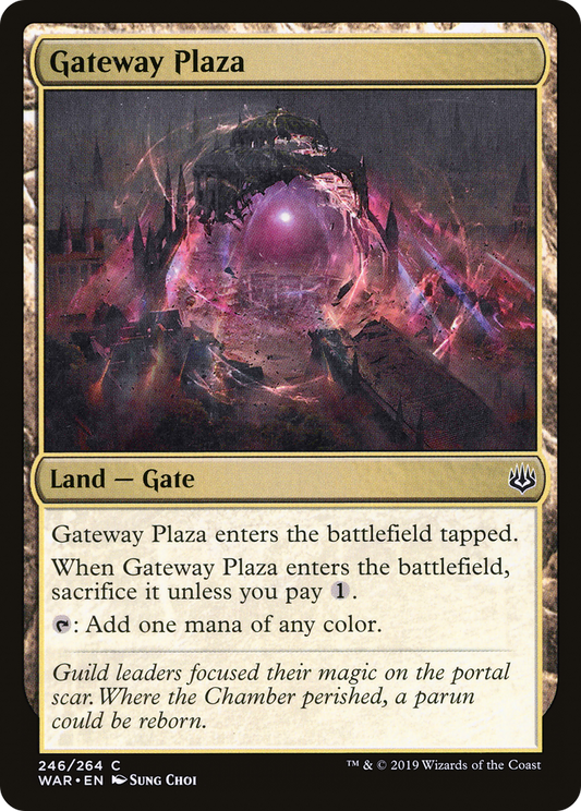 Gateway Plaza (WAR-246) - War of the Spark Foil