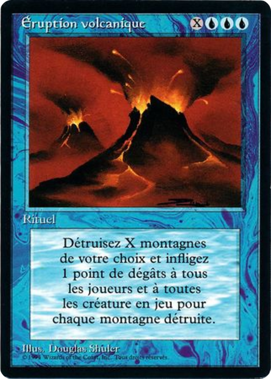 Volcanic Eruption (FBB-089) - Foreign Black Border