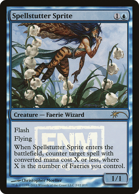 Spellstutter Sprite (F11-002) - Friday Night Magic 2011 Foil