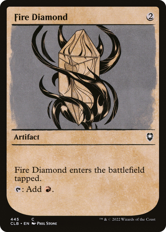 Fire Diamond (CLB-445) - Commander Legends: Battle for Baldur's Gate: (Showcase) Foil