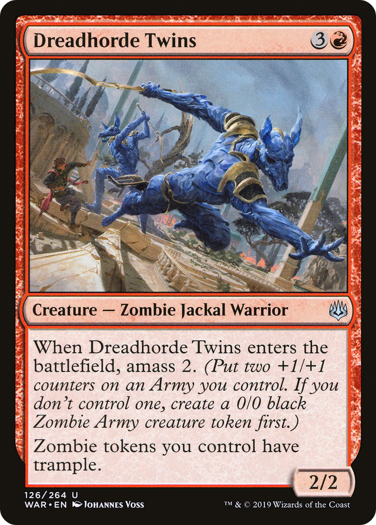 Dreadhorde Twins (WAR-126) - War of the Spark Foil