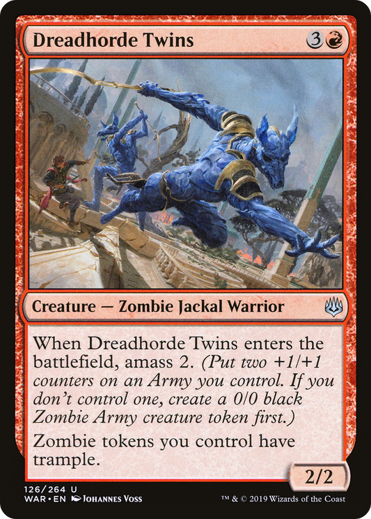 Dreadhorde Twins (WAR-126) - War of the Spark Foil