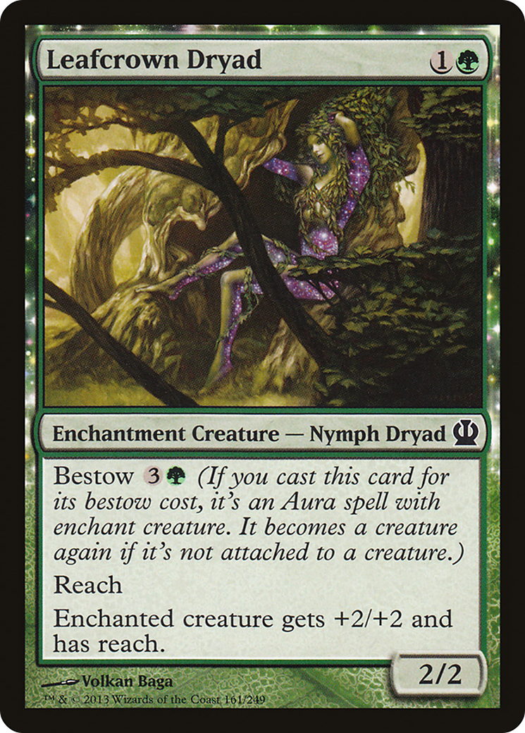 Leafcrown Dryad (THS-161) - Theros