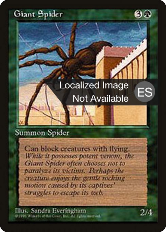 Giant Spider (4BB-249) - Fourth Edition Foreign Black Border