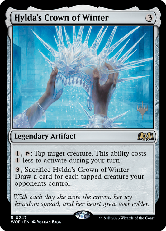 Hylda's Crown of Winter (PPWOE-247) - Wilds of Eldraine Promos (Promo Pack)