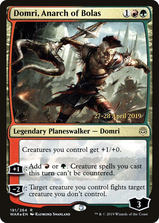 Domri, Anarch of Bolas (PWAR-191S) - War of the Spark Promos Foil