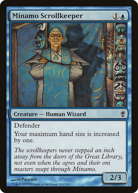 Minamo Scrollkeeper (CNS-101) - Conspiracy Foil