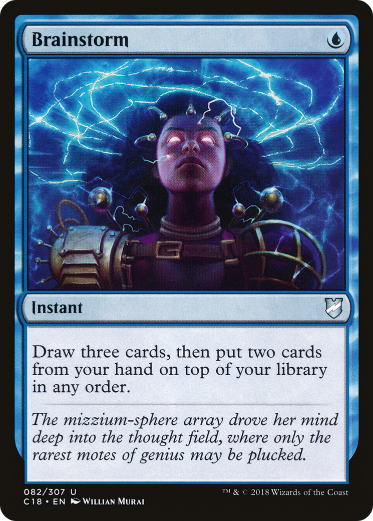 Brainstorm (C18-082) - Commander 2018