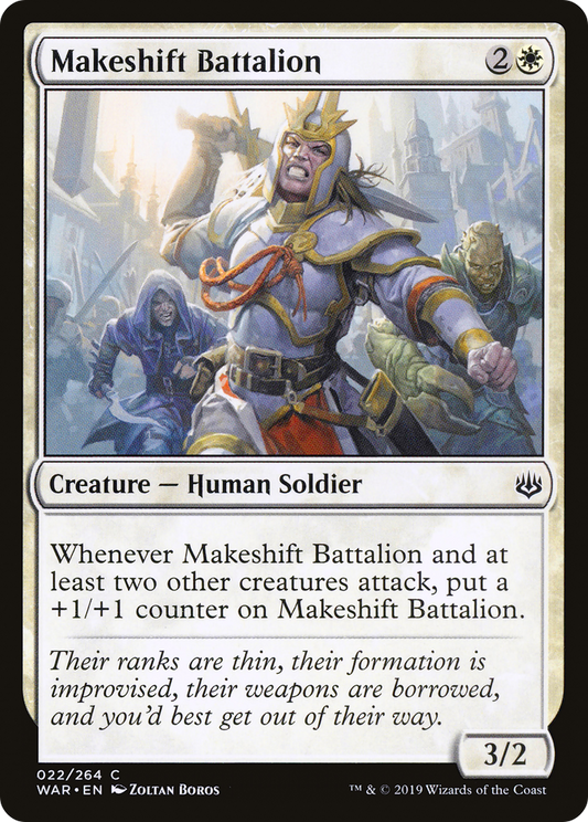 Makeshift Battalion (WAR-022) - War of the Spark Foil