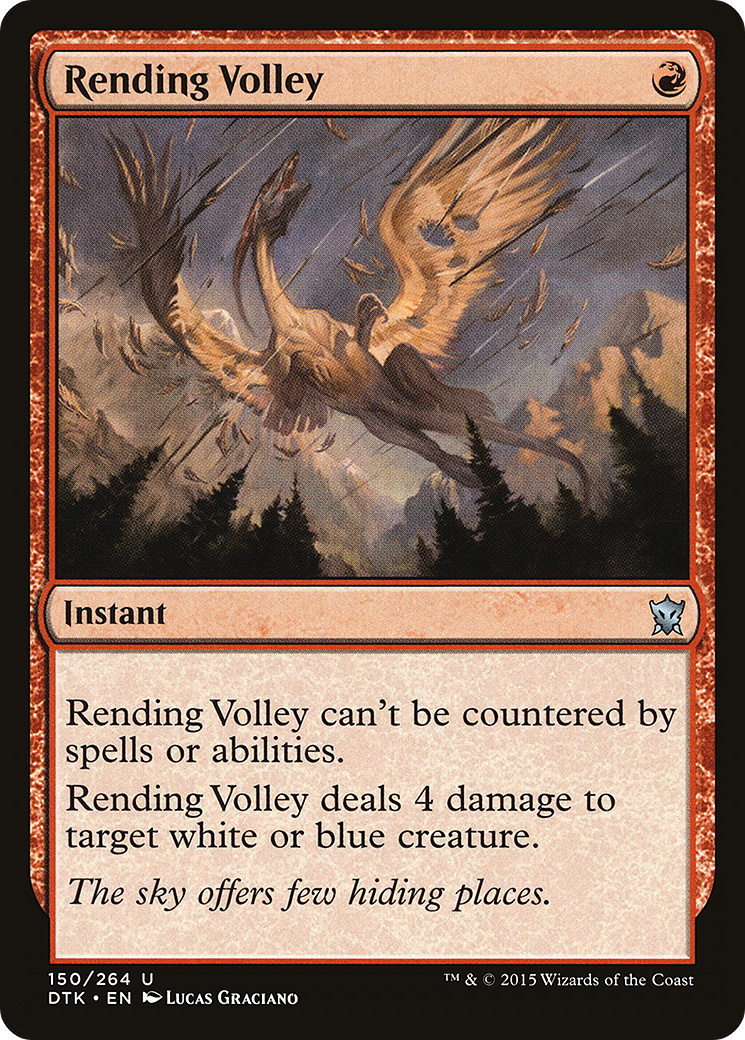 Rending Volley (DTK-150) - Dragons of Tarkir Foil