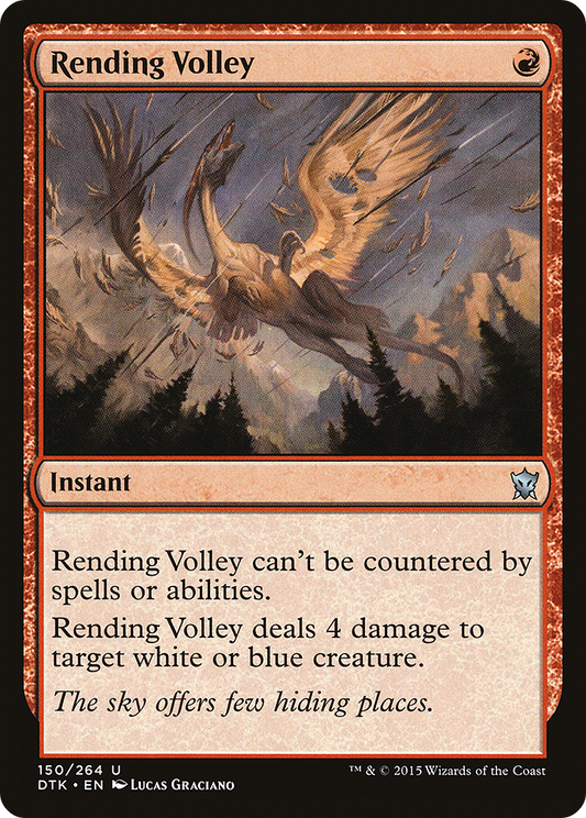 Rending Volley (DTK-150) - Dragons of Tarkir Foil