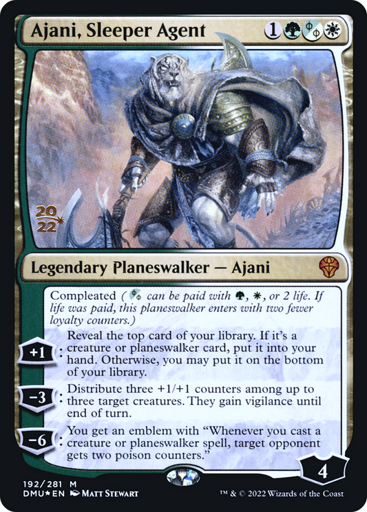 Ajani, Sleeper Agent (PDMU-192S) - Dominaria United Promos Foil