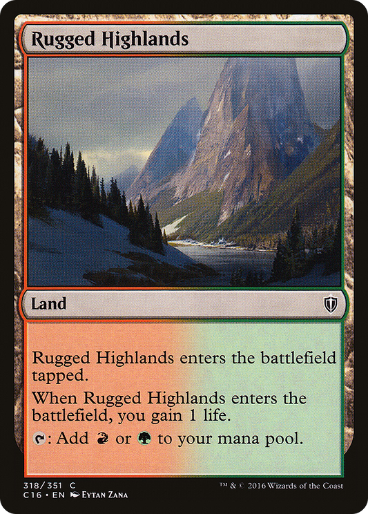 Rugged Highlands (C16-318) - Commander 2016