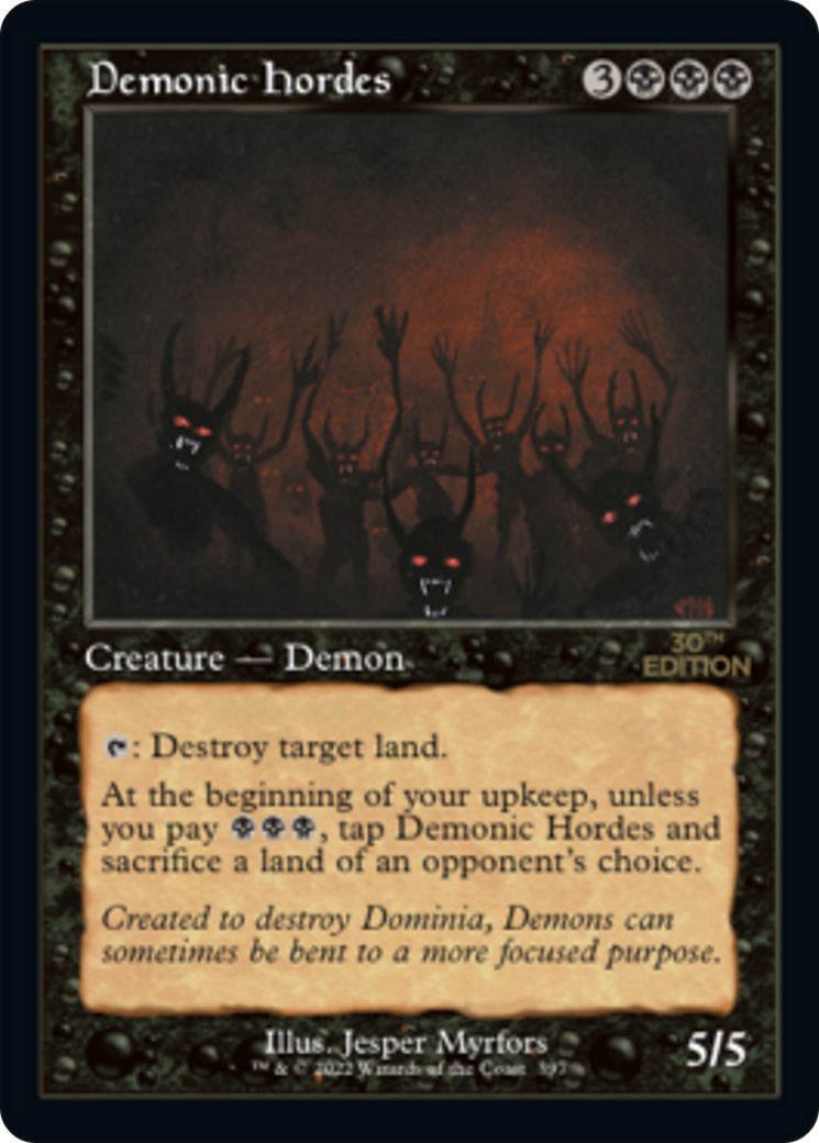 Demonic Hordes (30A-397) - 30th Anniversary Edition