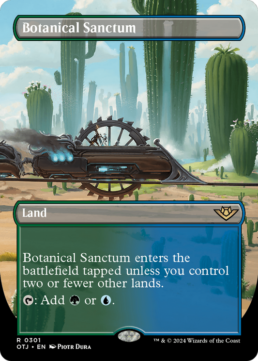 Botanical Sanctum  (Borderless)(OTJ-301) - Outlaws of Thunder Junction Foil