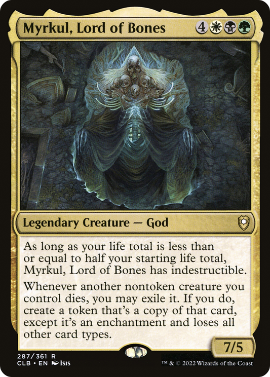 Myrkul, Lord of Bones (CLB-287) - Commander Legends: Battle for Baldur's Gate Foil