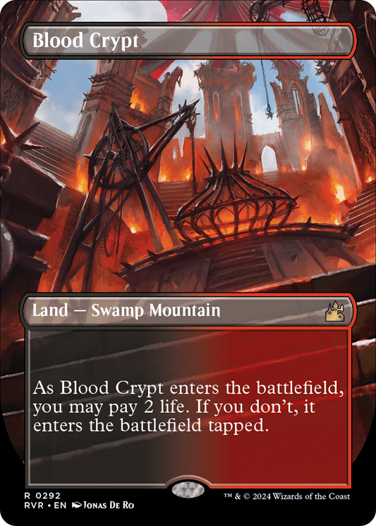 Blood Crypt (Borderless) (RVR-292) - Ravnica Remastered (Borderless)