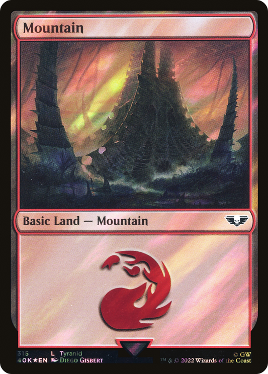 Mountain (40K-315★) - Warhammer 40,000 Commander Foil