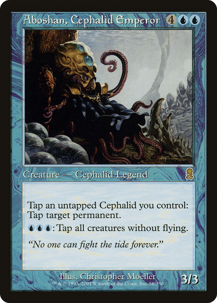 Aboshan, Cephalid Emperor (ODY-058) - Odyssey Foil