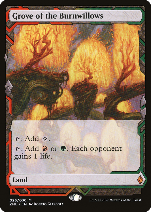 Grove of the Burnwillows (ZNE-025) - Zendikar Rising Expeditions Foil