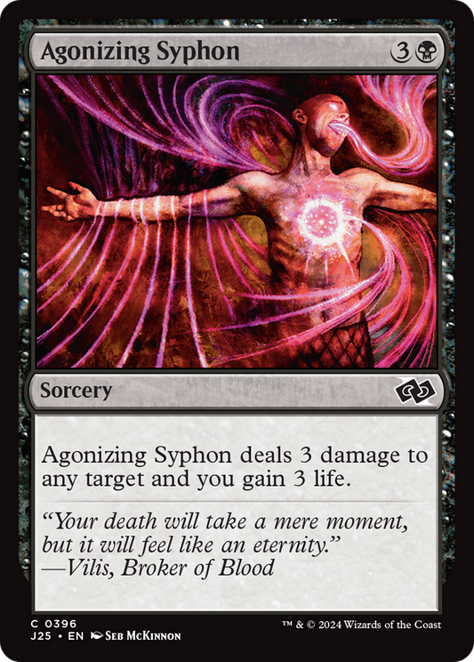 Agonizing Syphon (J25-396) - Foundations Jumpstart Foil