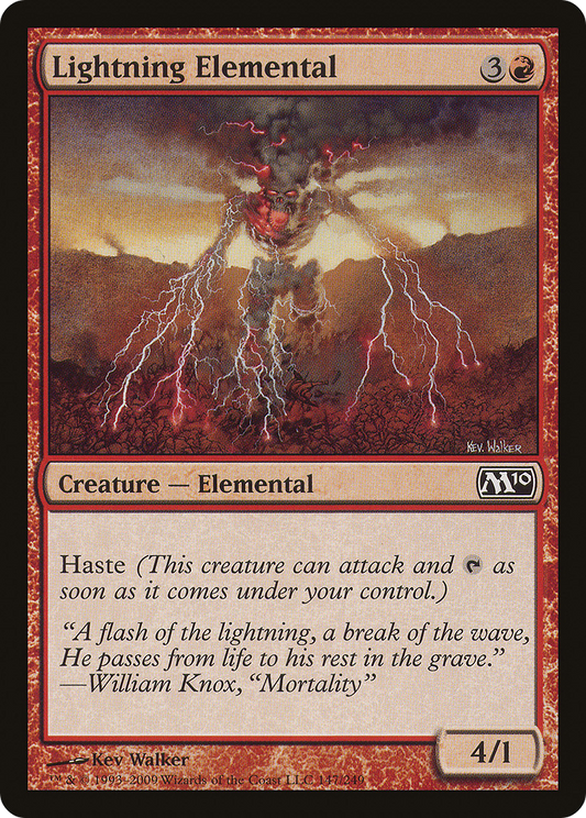 Lightning Elemental (M10-147) - Magic 2010