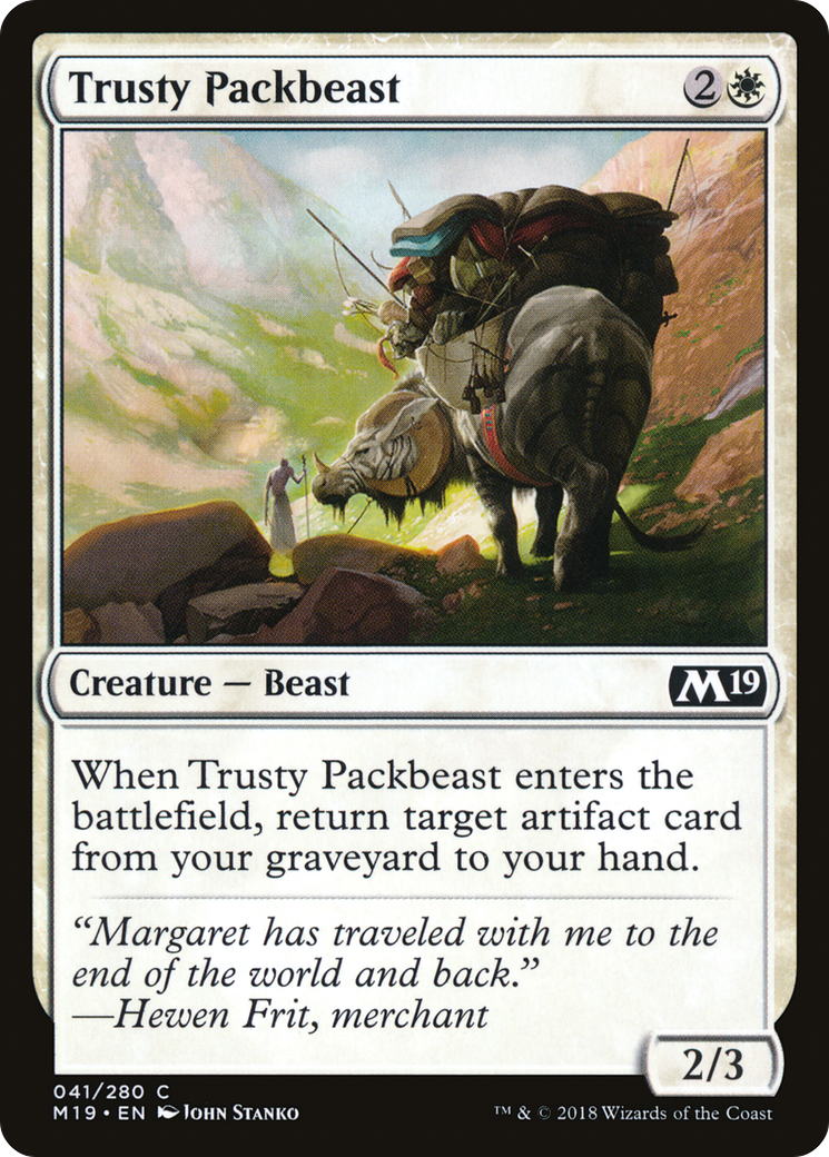 Trusty Packbeast (M19-041) - Core Set 2019