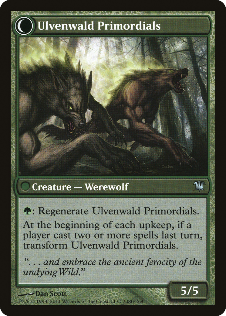 Ulvenwald Mystics // Ulvenwald Primordials (ISD-208) - Innistrad: (Double Faced Transform) Foil