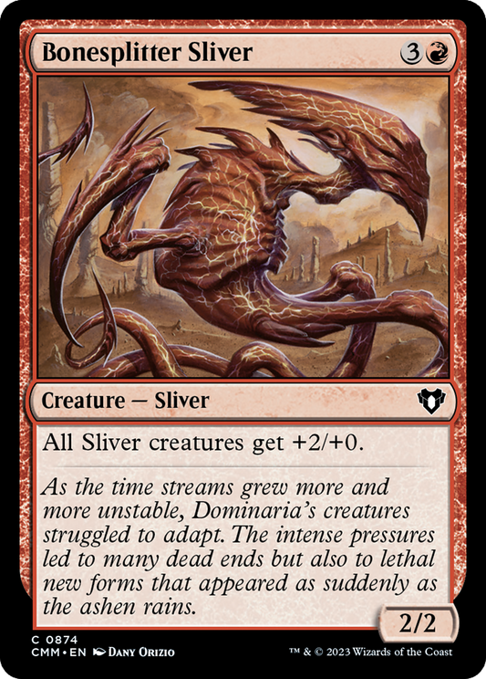 Bonesplitter Sliver (CMM-874) - Commander Masters