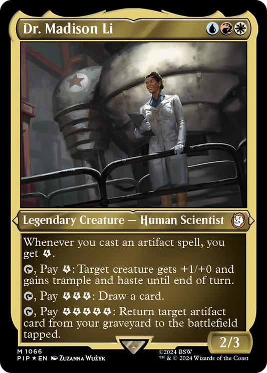 Dr. Madison Li (PIP-1066) - Fallout Etched Foil