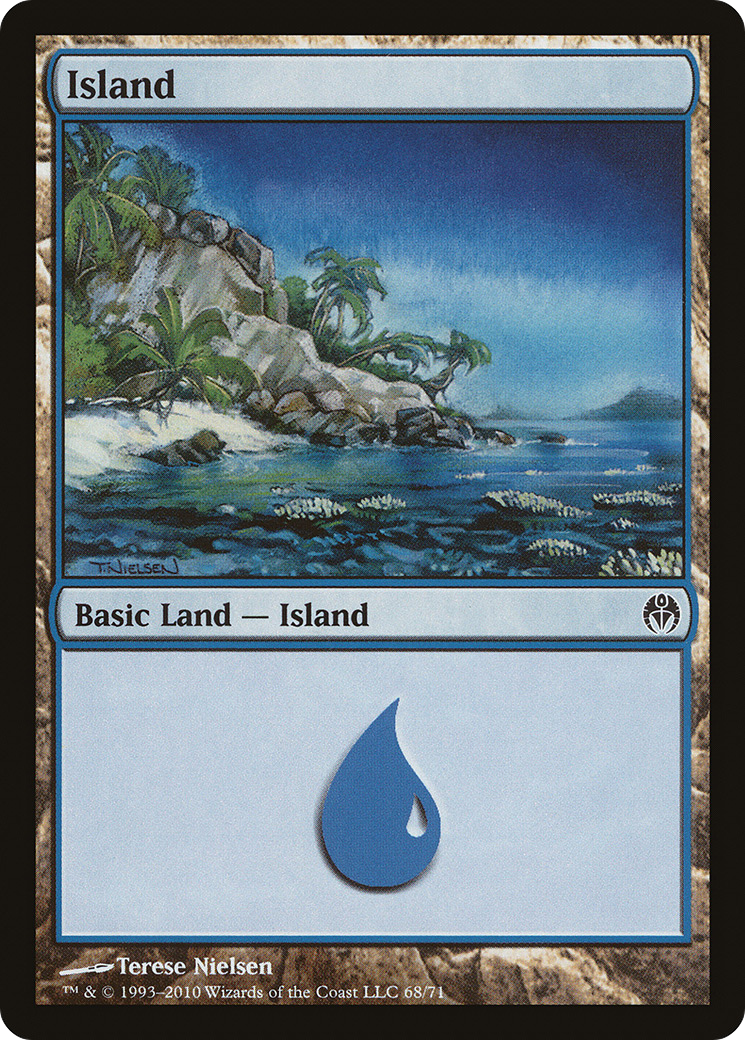 Island (DDE-068) - Duel Decks: Phyrexia vs. the Coalition