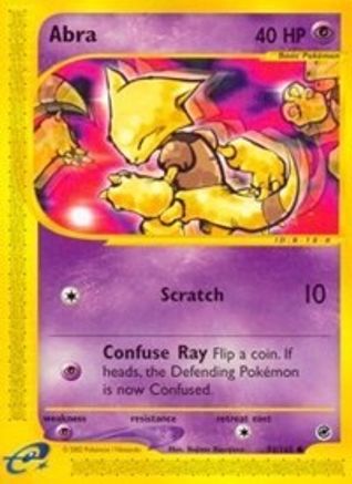 Abra 093/165 - Expedition Reverse Holofoil - Common