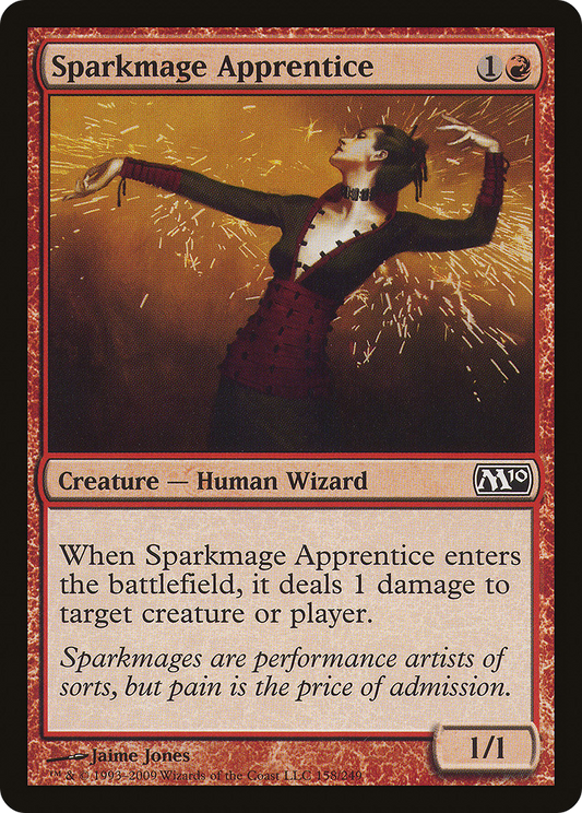 Sparkmage Apprentice (M10-158) - Magic 2010 Foil