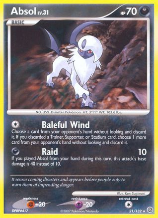 Absol - 021/132 - Secret Wonders Reverse Holofoil - Rare