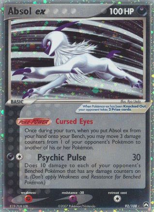 Absol ex 092 - Power Keepers Holofoil - Ultra Rare