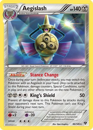 Aegislash (86) 086 - XY Base Set Reverse Holofoil - Holo Rare