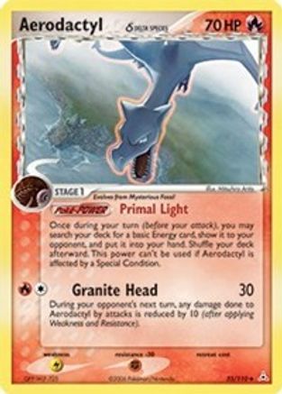 Aerodactyl (Delta Species) - 035/110 - Holon Phantoms Reverse Holofoil - Uncommon
