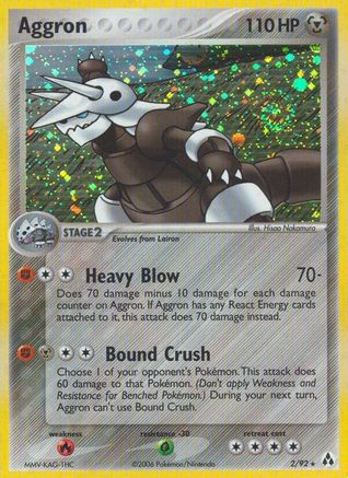 Aggron 002 - Legend Maker Reverse Holofoil - Holo Rare