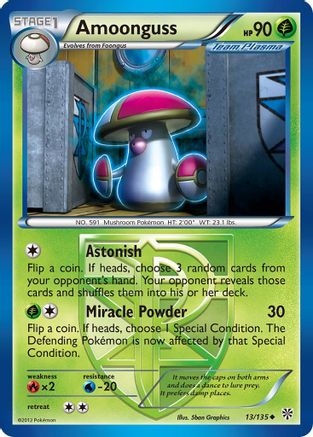 Amoonguss 13/135 - Plasma Storm