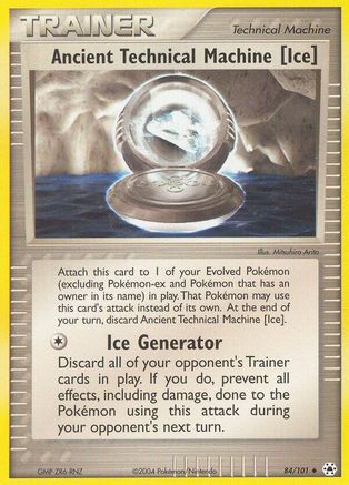 Ancient Technical Machine [Ice] 84/101 - Hidden Legends Reverse Holofoil