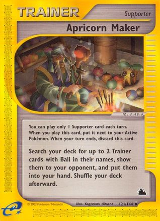 Apricorn Maker 121/144 - Skyridge Reverse Holofoil