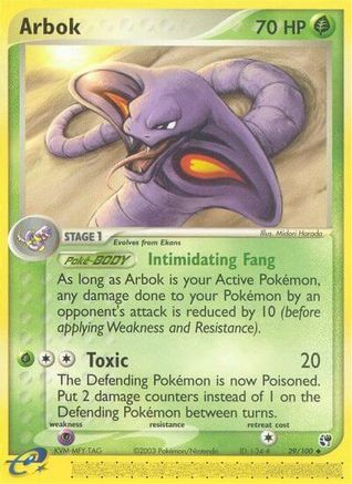 Arbok 29/100 - Sandstorm Reverse Holofoil