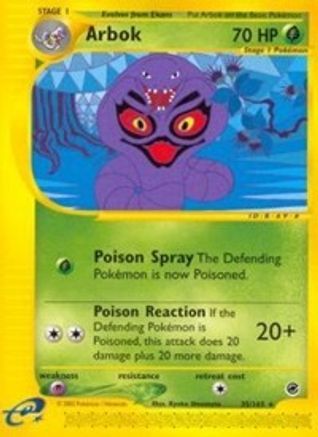 Arbok (35) 035 - Expedition Reverse Holofoil - Rare