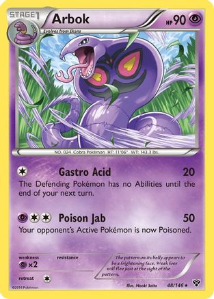 Arbok 48/146 - XY Reverse Holofoil