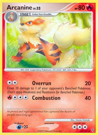 Arcanine (50/147) - Supreme Victors Reverse Holofoil - Uncommon