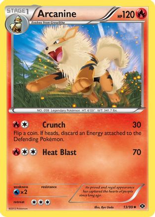 Arcanine (13) 013/99 - Next Destinies Normal - Uncommon